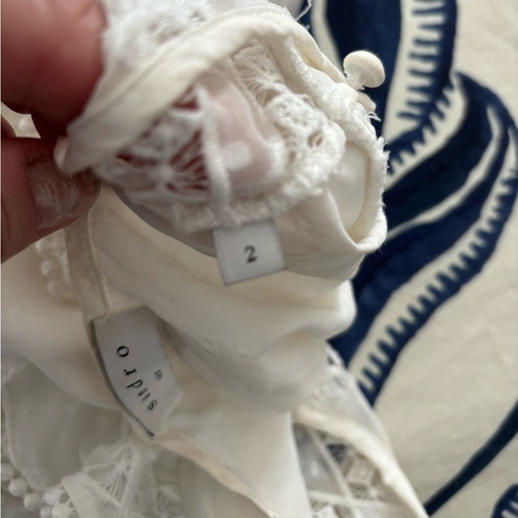 Sandro blouse fine lace - Picture 8 of 11